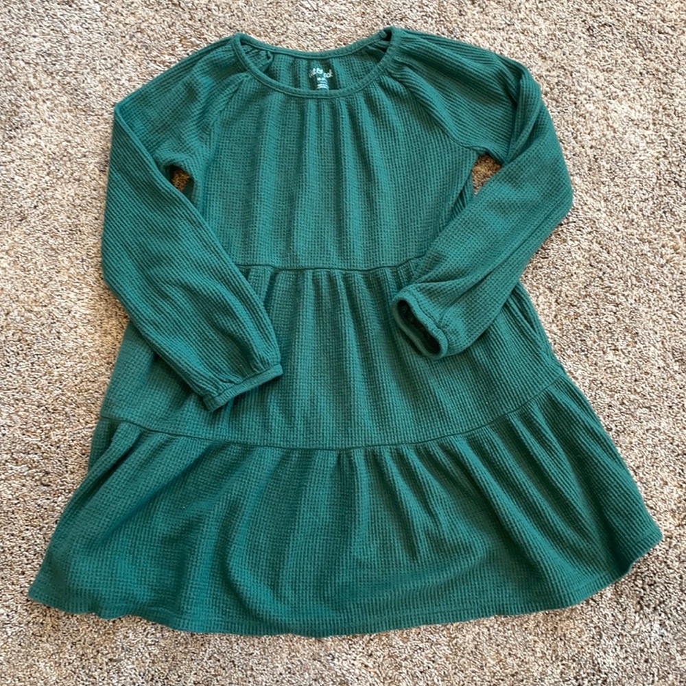 Cat and Jack girls green dress